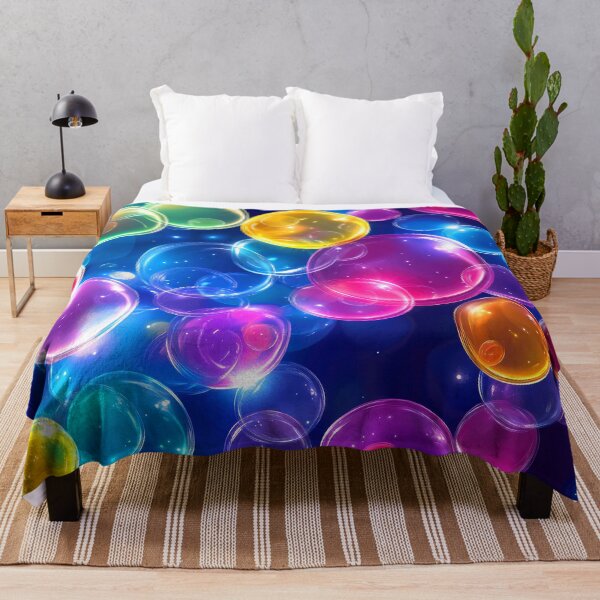 Item preview, Floating Fantasy Bubbles In Blue, Pink, And Yellow designed and sold by DEC02.