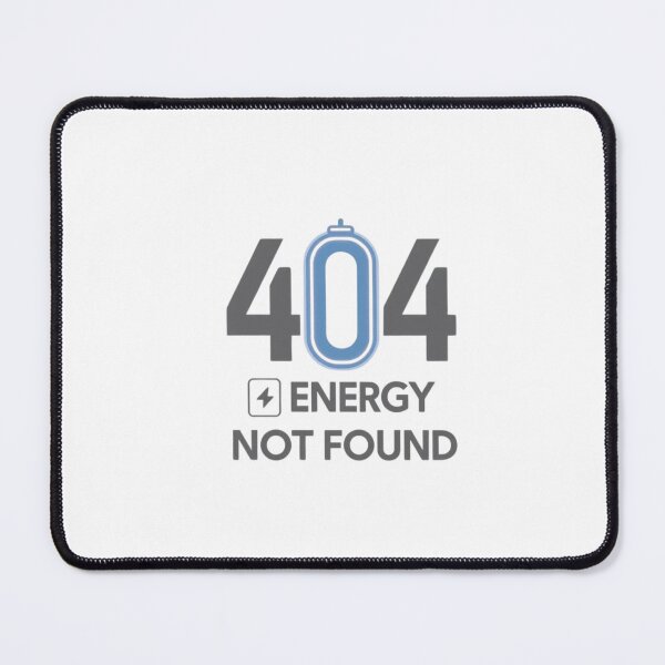 Item preview, 404 Energy Not Found – Minimal Holographic Glitch Tech Design designed and sold by Siamcatshop.