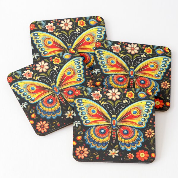 Item preview, Butterfly & Flowers designed and sold by ViaARTfactory.
