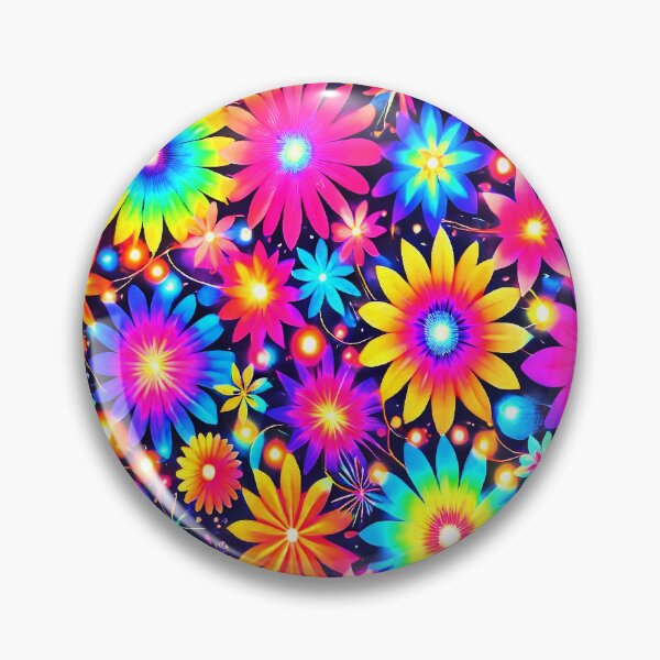 Item preview, Chromatic Bloomscape – The Geometry of Joy designed and sold by WheelieGdArt.