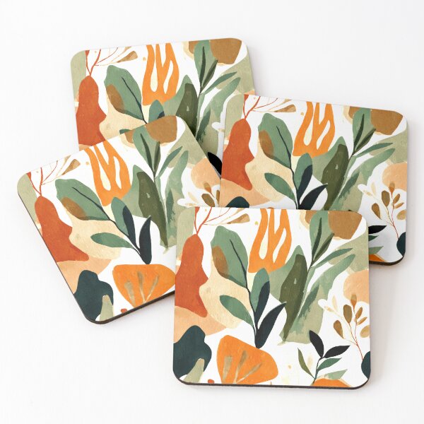Item preview, Sophisticated Boho Abstract Designs In Sage And Orange designed and sold by DEC02.