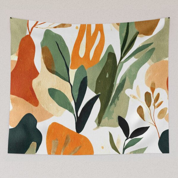 Item preview, Sophisticated Boho Abstract Designs In Sage And Orange designed and sold by DEC02.