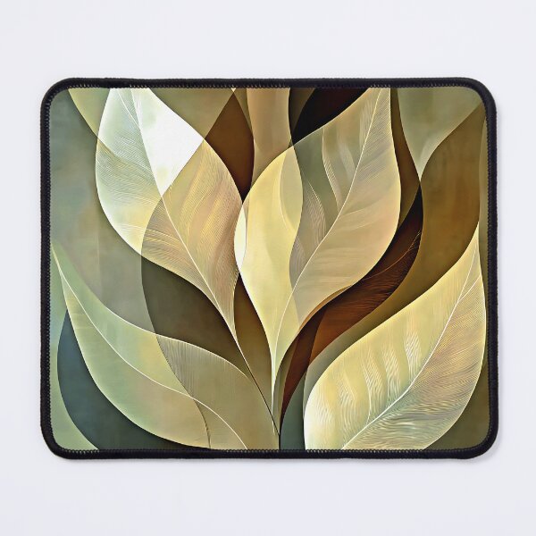 Item preview, Elegant Boho Warm Earthtones Stylized Leaves Design Art designed and sold by DEC02.