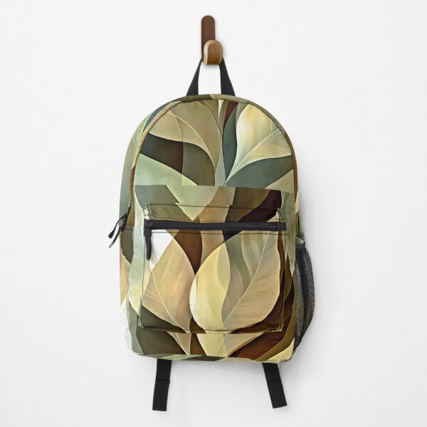 Item preview, Elegant Boho Warm Earthtones Stylized Leaves Design Art designed and sold by DEC02.