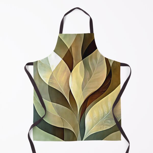 Item preview, Elegant Boho Warm Earthtones Stylized Leaves Design Art designed and sold by DEC02.