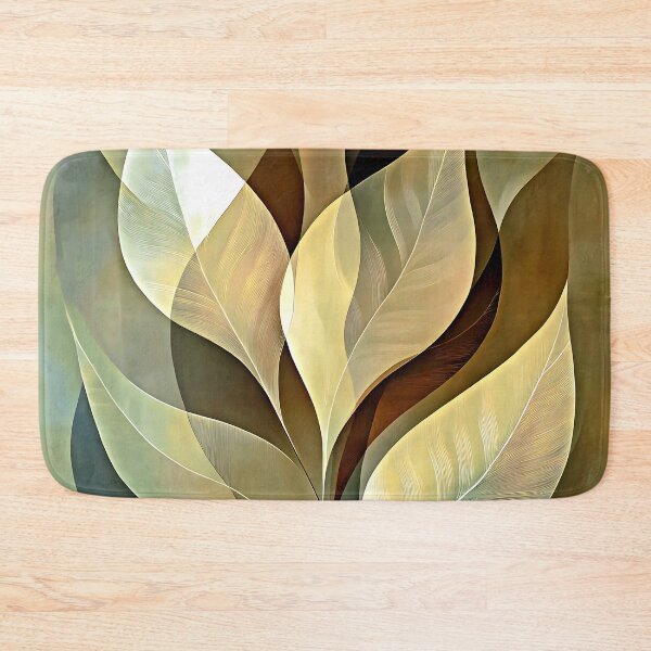 Item preview, Elegant Boho Warm Earthtones Stylized Leaves Design Art designed and sold by DEC02.