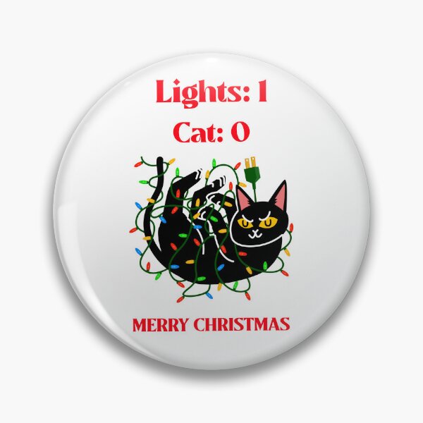 Item preview, Lights 1 Cat 0. Merry Christmas designed and sold by SavvyVacationer.