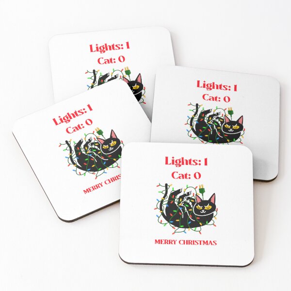 Item preview, Lights 1 Cat 0. Merry Christmas designed and sold by SavvyVacationer.