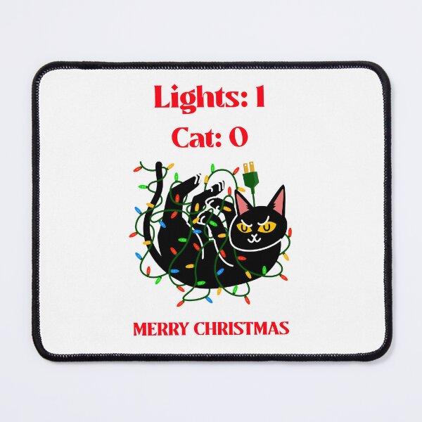 Item preview, Lights 1 Cat 0. Merry Christmas designed and sold by SavvyVacationer.