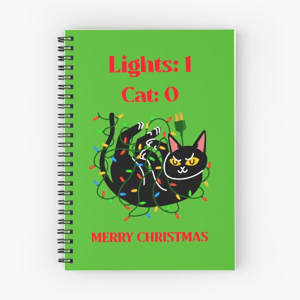 Item preview, Lights 1 Cat 0. Merry Christmas designed and sold by SavvyVacationer.