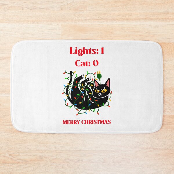 Item preview, Lights 1 Cat 0. Merry Christmas designed and sold by SavvyVacationer.
