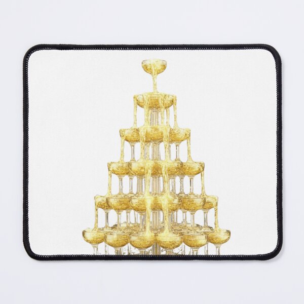 Item preview, Luxury Gold Champagne Tower - Sparkling NYE & Celebration Aesthetic designed and sold by MonaRose_Art.