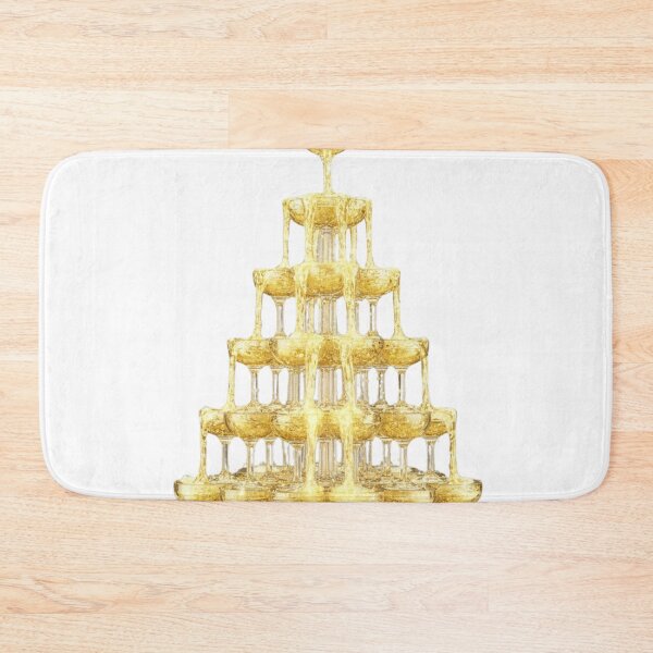 Item preview, Luxury Gold Champagne Tower - Sparkling NYE & Celebration Aesthetic designed and sold by MonaRose_Art.