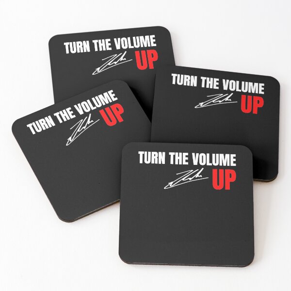 Item preview, Turn The Volume Up – Retro Bold Music Quote Design designed and sold by margamPagenberg.