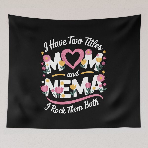 Item preview, I Have Two Titles Mom and Nema Grandma Mother's Day designed and sold by FranzFriesen.