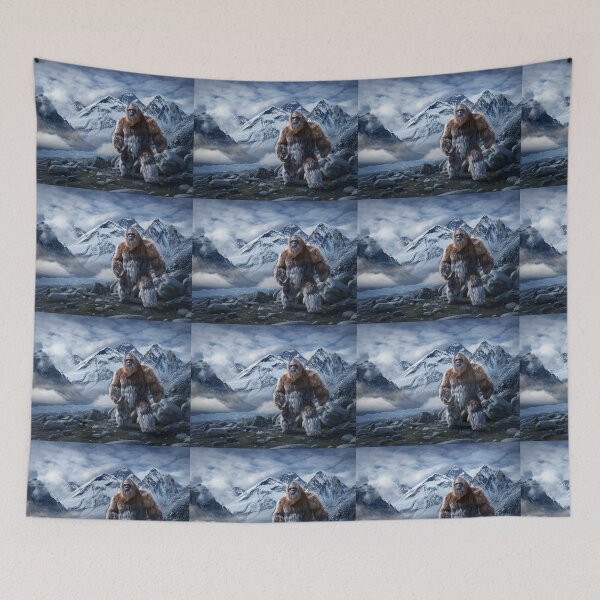 Item preview, Snow Mountains with the Yeti  designed and sold by Karen Persephone .