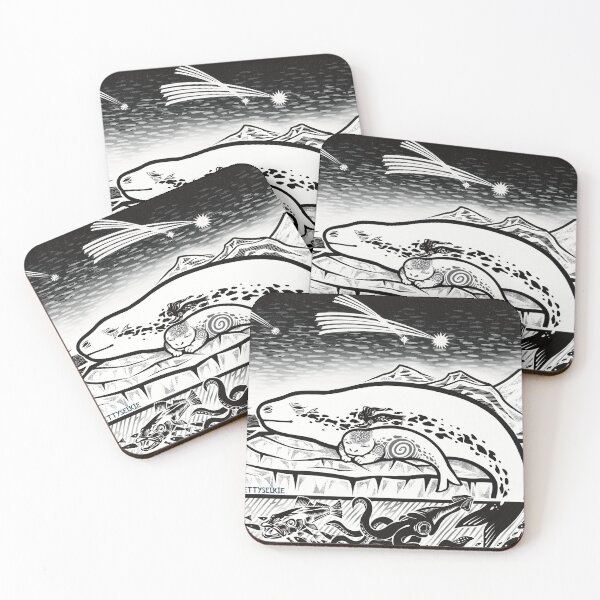 Item preview, Seal Mother black and white designed and sold by petselkie.
