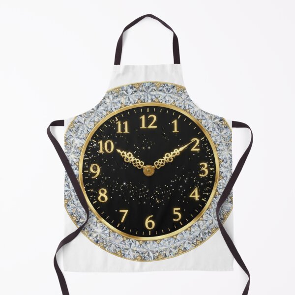Item preview, Luxury Diamond Clock - Golden NYE Midnight Countdown designed and sold by MonaRose_Art.