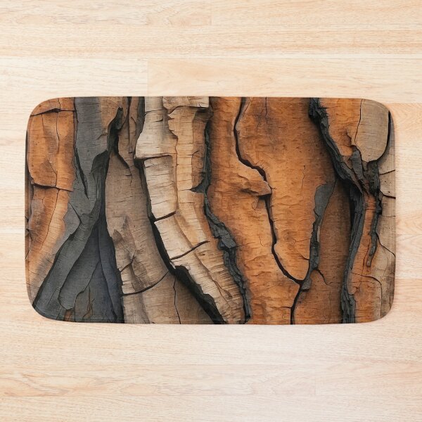 Item preview, Exotic Tree Bark Warm Earthtones Chic Abstract Art designed and sold by DEC02.