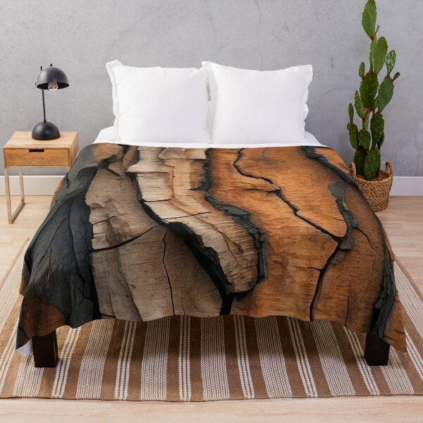 Item preview, Exotic Tree Bark Warm Earthtones Chic Abstract Art designed and sold by DEC02.