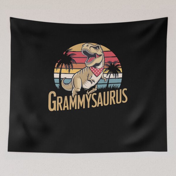 Aperçu de l'œuvre Grammysaurus T Rex Dinosaure Grammy Saurus Fête des Mères créée et vendue par HaileyRobel.