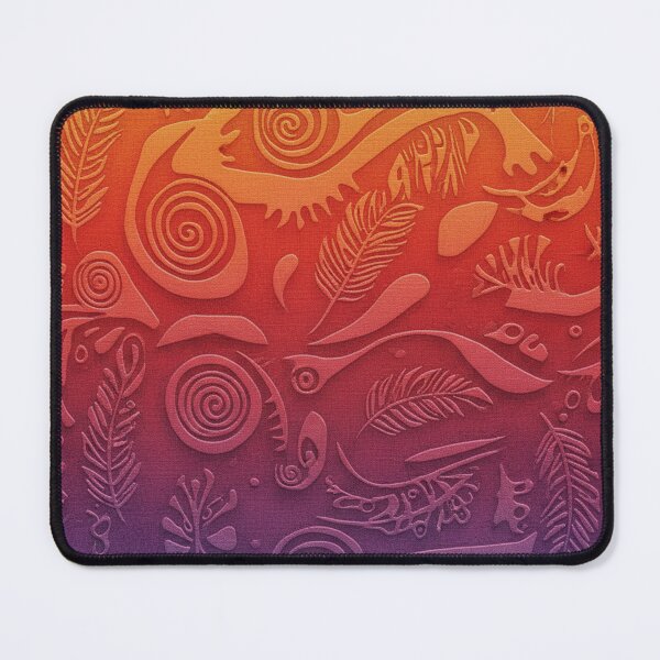 Item preview, Sunset Tribal Pattern in Crimson and Gold designed and sold by PrintBreeze.