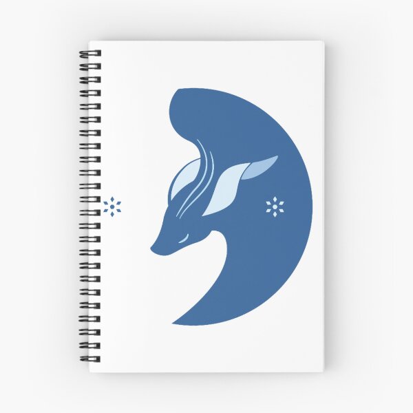 Item preview, Genshin Impact Ganyu - Sinae Unicornis Namecard Art - Dark Blue designed and sold by pureLinen.