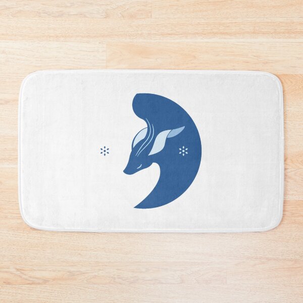 Item preview, Genshin Impact Ganyu - Sinae Unicornis Namecard Art - Dark Blue designed and sold by pureLinen.