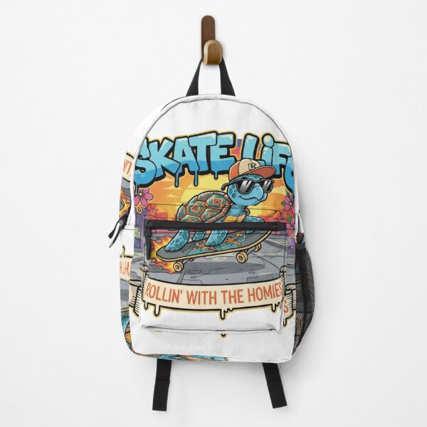 Item preview, Skateboarding Turtle Graffiti - Urban Street Art Shredder designed and sold by RainUlan53.