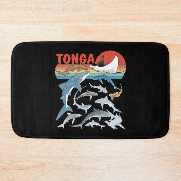 Item preview, Dive Tonga whale shark tiger shark bull shark hammerhead shark designed and sold by NicGrayGraphic.