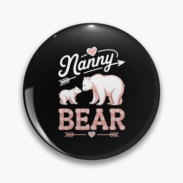 Item preview, Cute Nanny Bear Floral Flower Family Funny Mothers Day 2025 designed and sold by FranzFriesen.