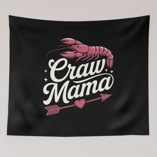 Item preview, Craw Mama - Mothers Day Crawfish Lobster Mom Crawfish designed and sold by AmparoBoyle.