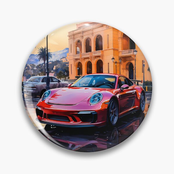 Item preview, Sleek Turbocharged Machine Parked In Elegant City Square designed and sold by RevUpDesign.