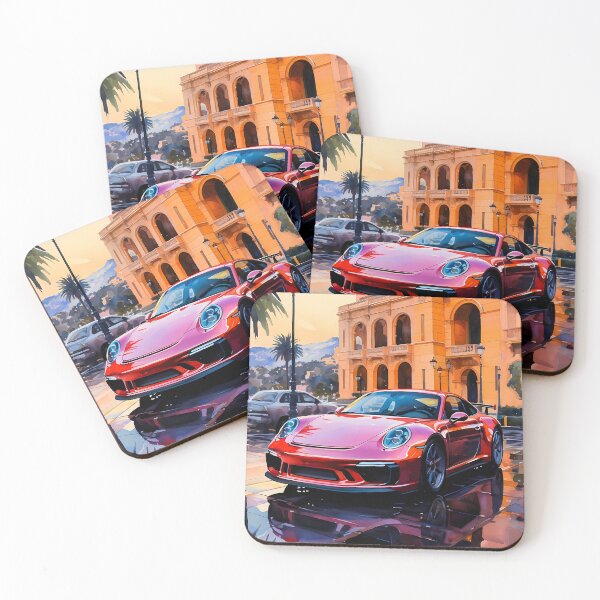 Item preview, Sleek Turbocharged Machine Parked In Elegant City Square designed and sold by RevUpDesign.