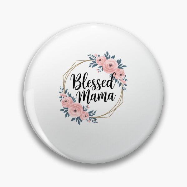 Item preview, Blessed Mama Floral Wreath Roses Mother's Day Lover designed and sold by DrewLeuschke.