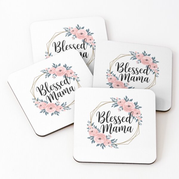 Item preview, Blessed Mama Floral Wreath Roses Mother's Day Lover designed and sold by DrewLeuschke.