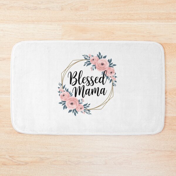 Item preview, Blessed Mama Floral Wreath Roses Mother's Day Lover designed and sold by DrewLeuschke.