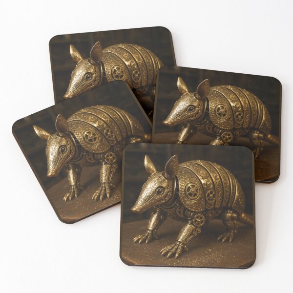 Item preview, Steampunk Clockwork Armadillo designed and sold by Tridentulus.