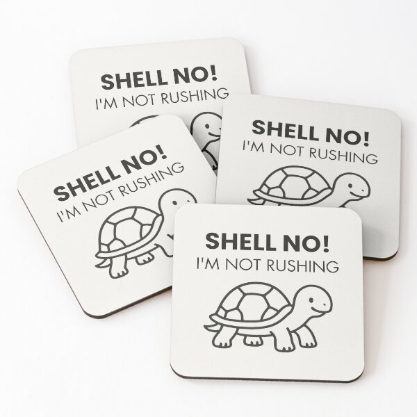 Item preview, Shell No! I`m Not Rushing | Cute Turtle designed and sold by Anniko Art Studio.