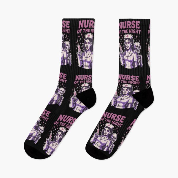 Item preview, Nurse of the Night – Gothic Vampire Nurse Art for RNs, LPNs & Night Shift Healthcare Heroes | Halloween Nurse Gift Design designed and sold by ClinicalHubs.