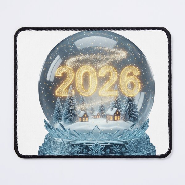 Item preview, Magical 2026 Snow Globe - Cozy Winter Wonderland & Happy New Year designed and sold by MonaRose_Art.