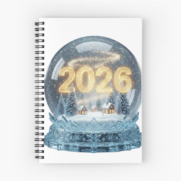 Item preview, Magical 2026 Snow Globe - Cozy Winter Wonderland & Happy New Year designed and sold by MonaRose_Art.