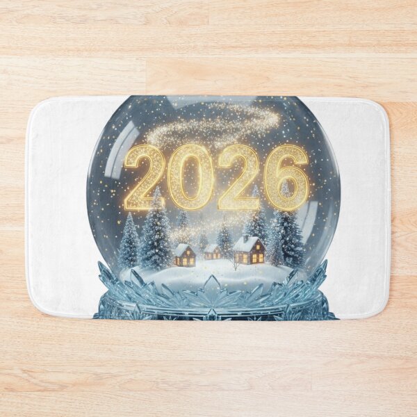 Item preview, Magical 2026 Snow Globe - Cozy Winter Wonderland & Happy New Year designed and sold by MonaRose_Art.