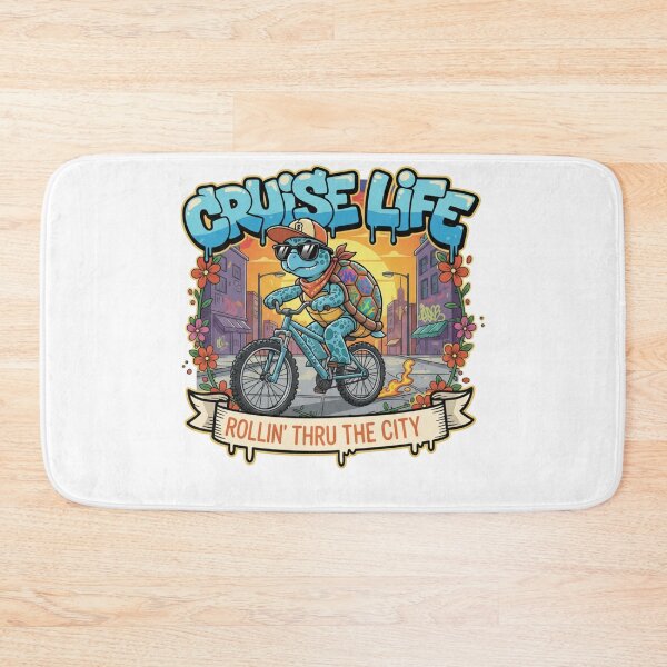 Item preview, Extreme BMX Turtle Graffiti - Bike Life Street Art Design designed and sold by RainUlan53.