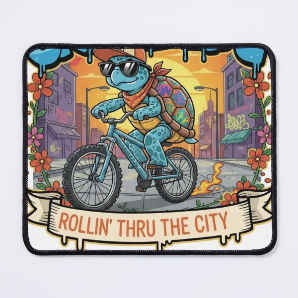 Item preview, Extreme BMX Turtle Graffiti - Bike Life Street Art Design designed and sold by RainUlan53.