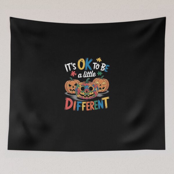 Item preview, Halloween Autism Pumpkin It'S Ok To Be A Little Different designed and sold by ChristopStano.