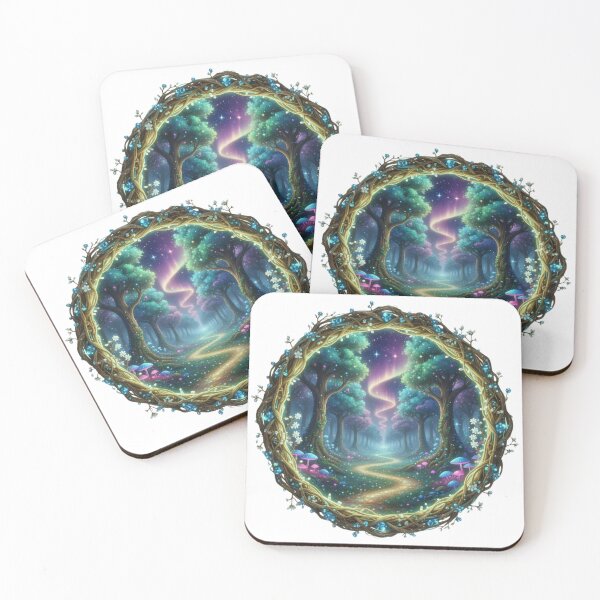 Item preview, Enchanted Forest Portal - Magical Fairycore & Whimsical Glowing Path designed and sold by MonaRose_Art.