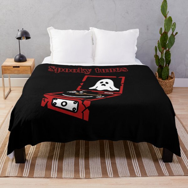 Item preview, Spooky tunes in red Aesthetic Alternative Tshirt designed and sold by OldSkullDesigns.
