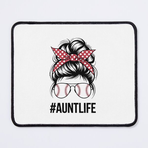 Item preview, Baseball Aunt Life Women Mothers Day Messy Bun designed and sold by RayArmstrong.