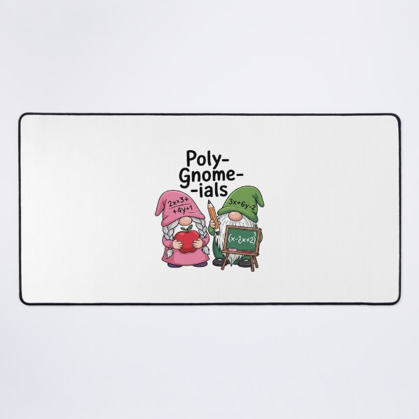 Item preview, Math Teacher Poly-gnome-ials Algebra Teacher Calculus  designed and sold by EllinoKlemo.